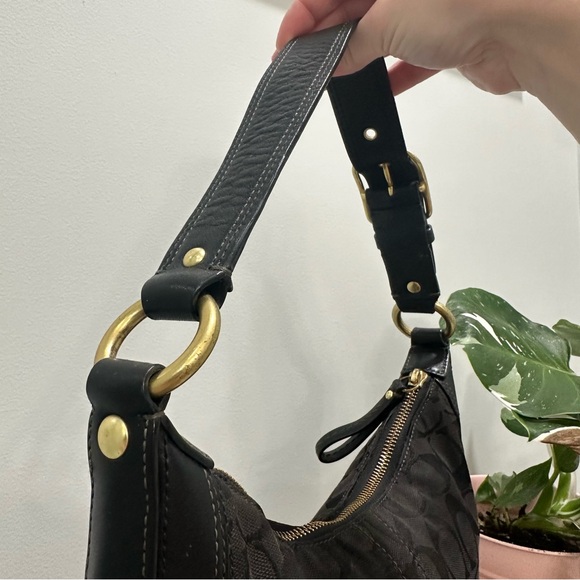 Coach Y2K Signature Canvas Hobo Shoulder Bag - Picture 11 of 16